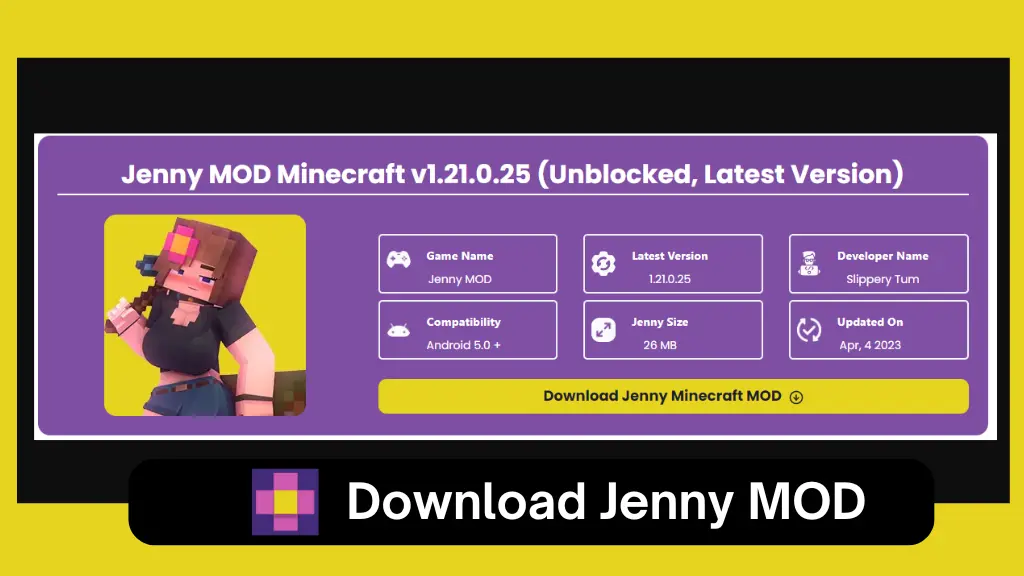 download jenny minecraft mod apk