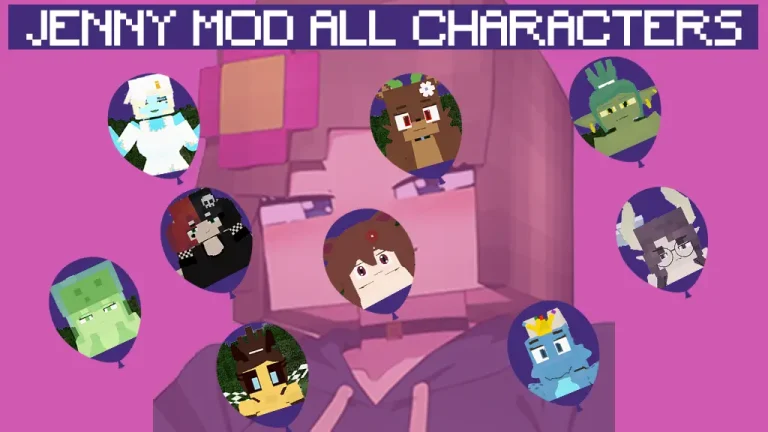 JENNY MOD ALL CHARACTERS